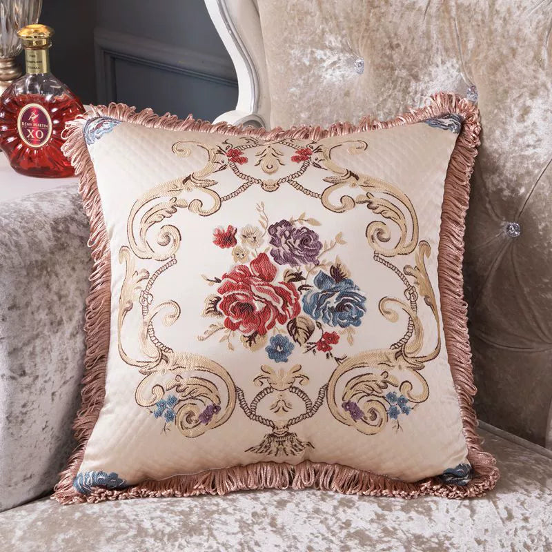 European-Style Luxury Sofa Cushion Pillow Cover Living Room and Hotel Club