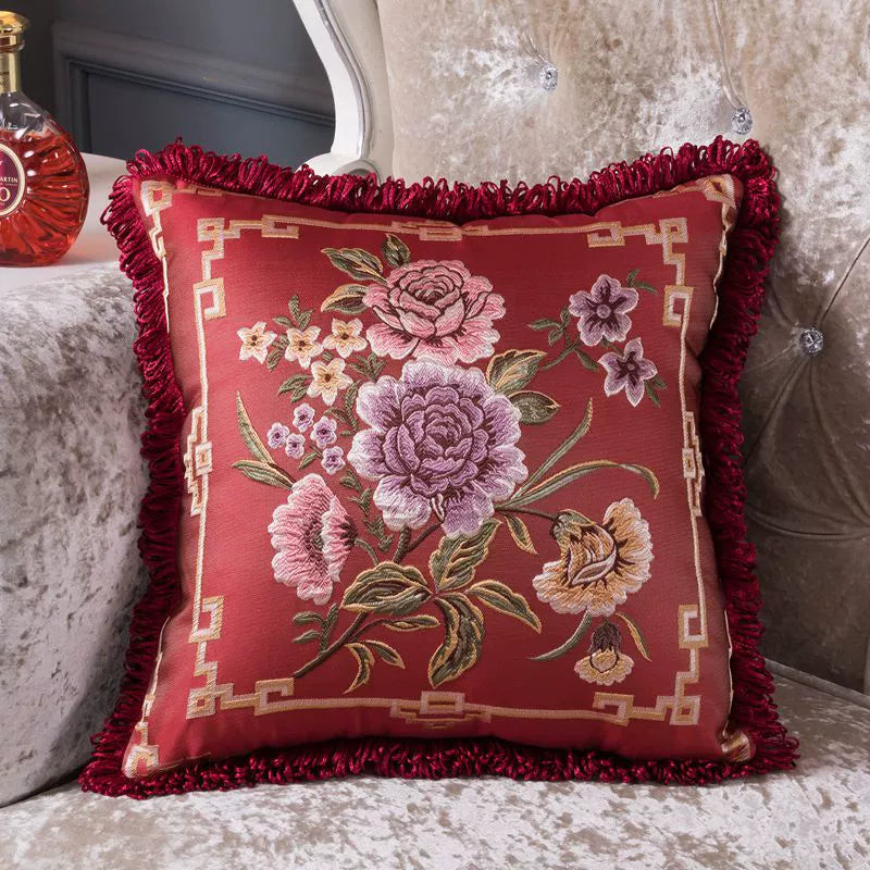 European-Style Luxury Sofa Cushion Pillow Cover Living Room and Hotel Club