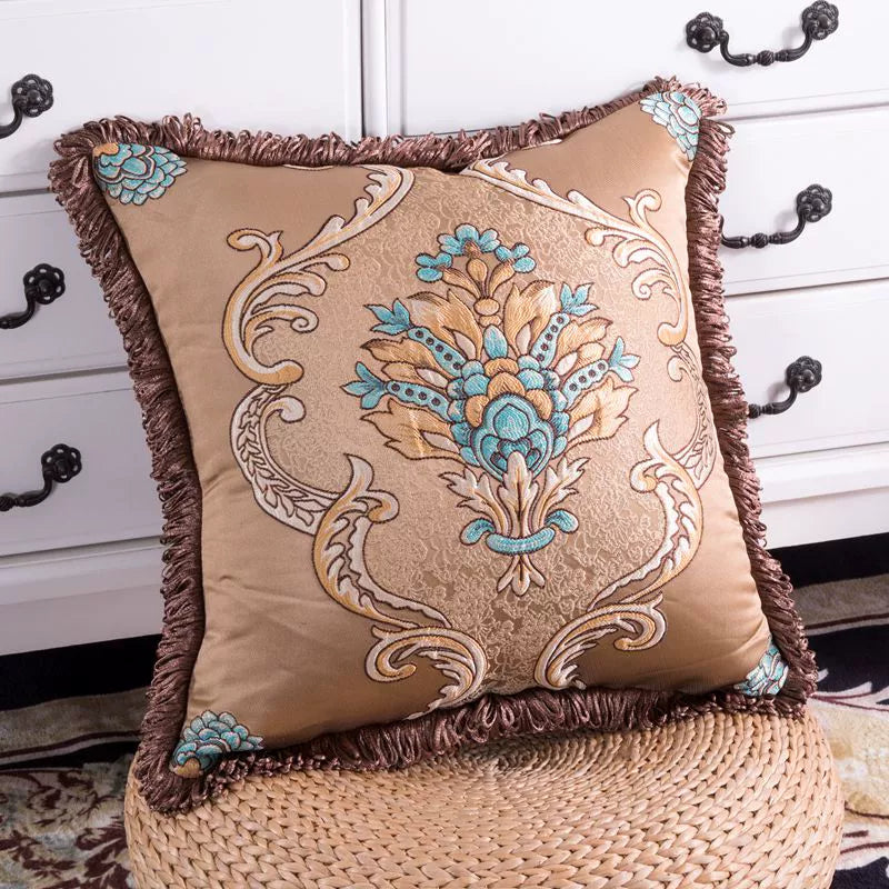 European-Style Luxury Sofa Cushion Pillow Cover Living Room and Hotel Club