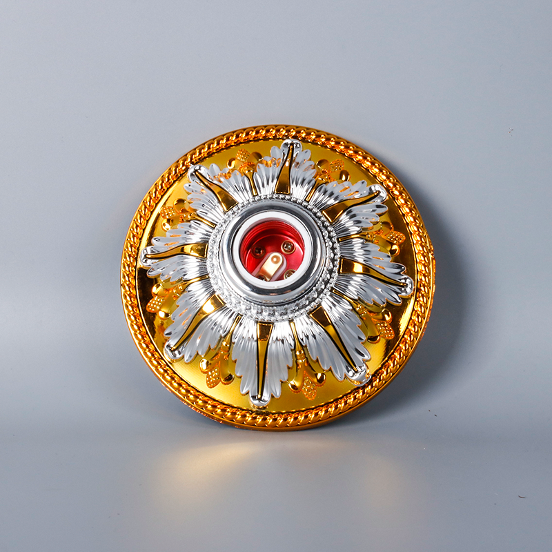 Led Palace Style European Enamel Screw Lamp Holder