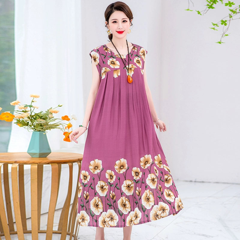 Summer Pure Cotton Stylish Extra Large Size 110.00kg Dress or Sleepwear