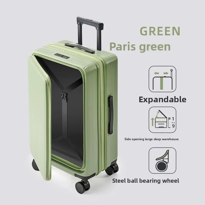 Expandable Luggage ABS+PC Boarding Case 20"22"24"26"28 Inch Large Capacity Luggage Women's Carry-on Travel Suitcase
