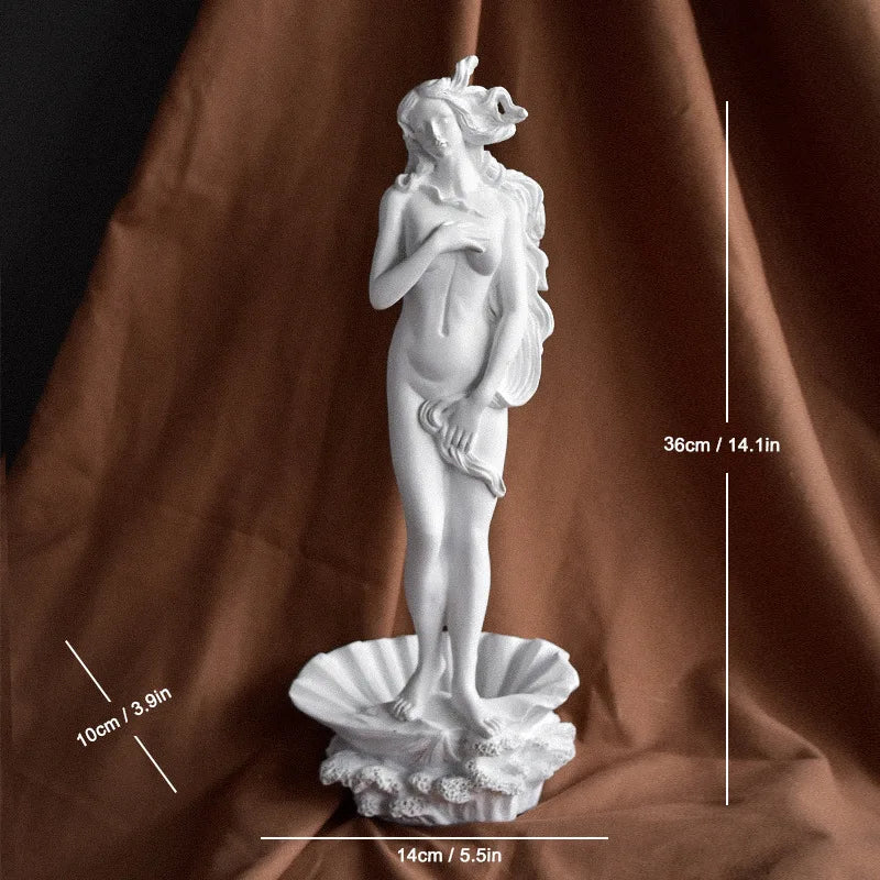 Aphrodite Greek Goddess Sculpture Statue Figurine Office Bookcase Living Room Home Decor