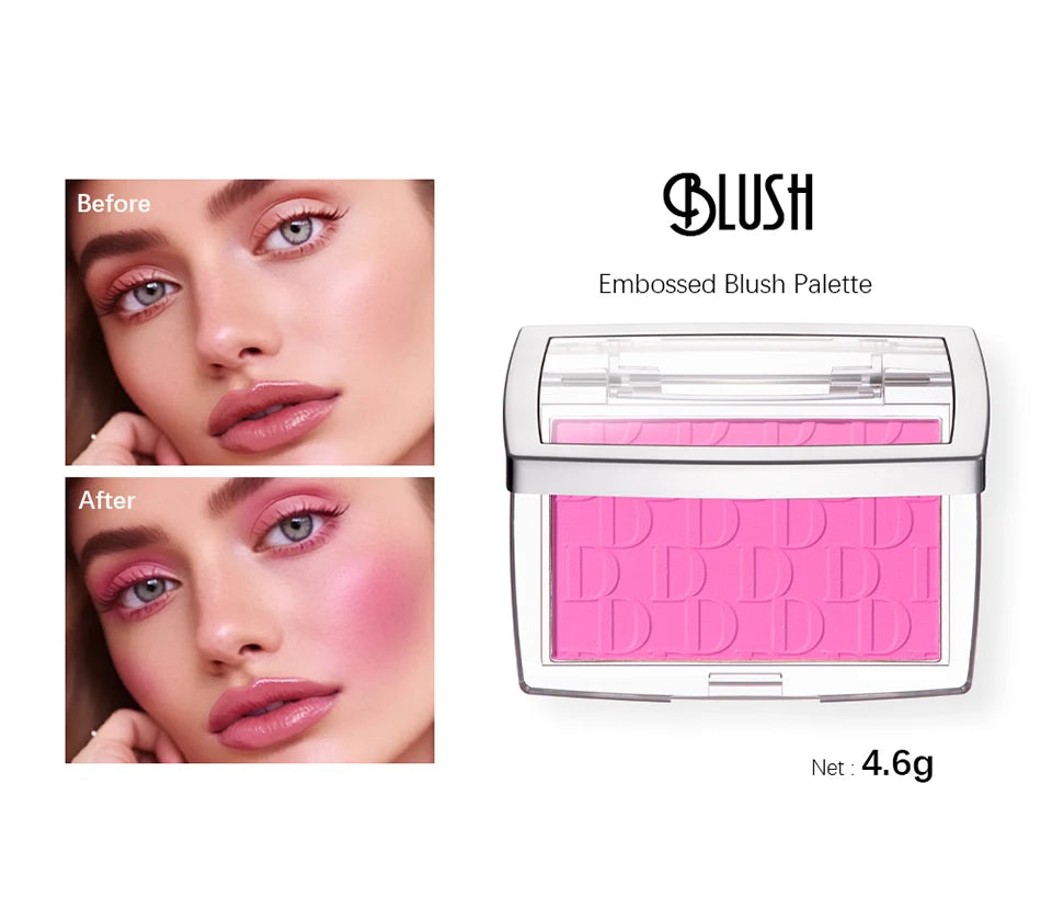 Soft Blusher Matte Natural Cheek Brighten Face Makeup