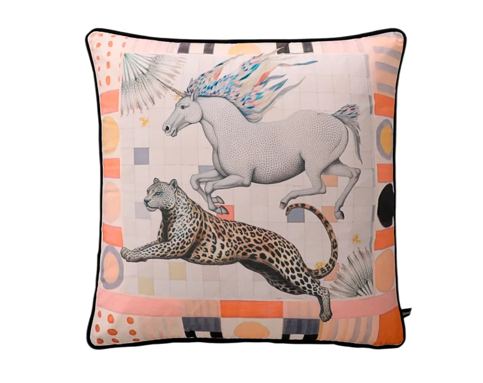 Tiger Home Cushion Velvet Cover Cheetah With Ginger Jar Decorative Pillow Case