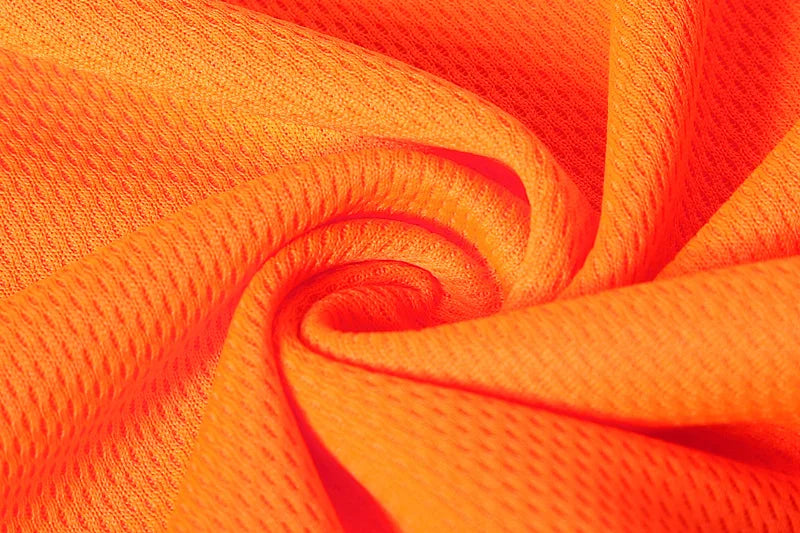 Fluorescent High Visibility T-Shirts Men Reflective Work Safety Shirts
