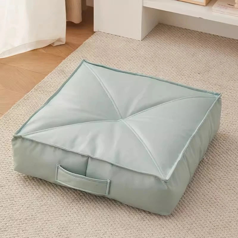 Pu Tuan cushion, tatami mat, bay window, balcony floor, thickened circular low stool, Japanese style seat cushion, sofa stool