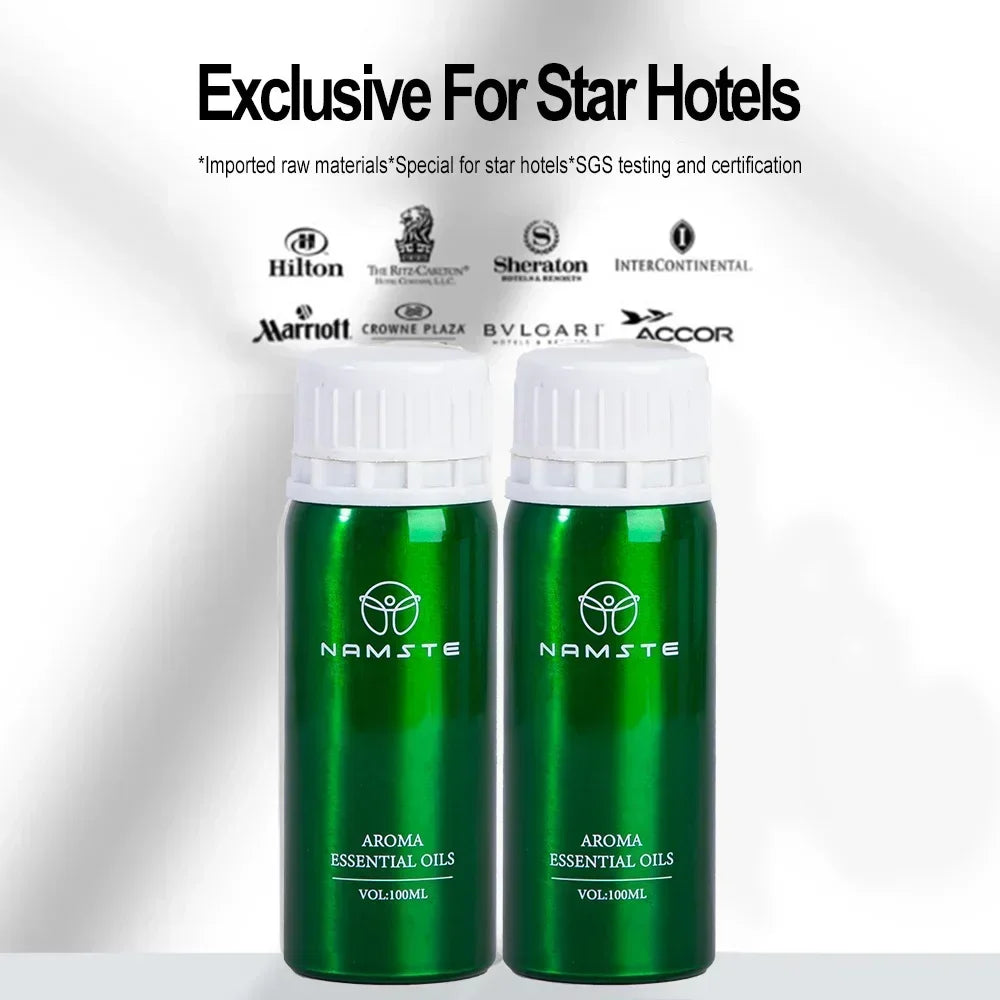 100ML Pure Plant essential Oil Hotel Home Room Fragrance Diffuser Air Purifier