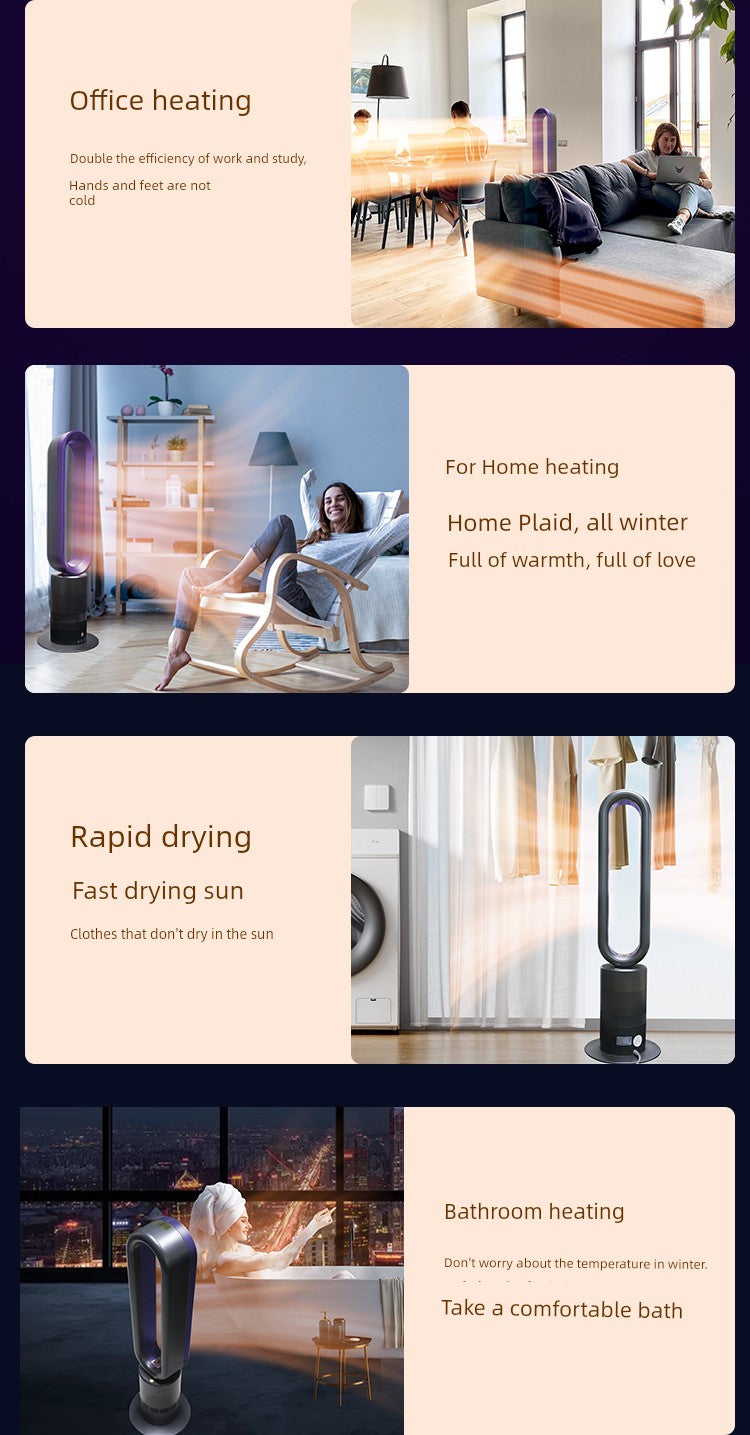 Energy-Saving Air Cooling and Heating Dual-Purpose Electric Fan