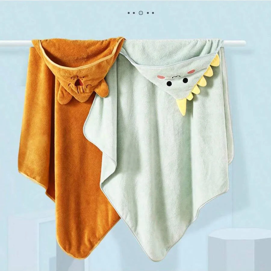 Infant Baby Swaddle Fleece Bathrobe Wrap Blanket