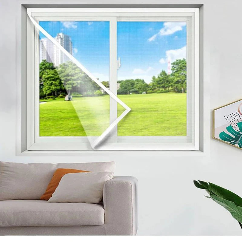 Mosquito Nets for Window Screens, Mesh Anti Insect Air Tulle Invisible white Fiberglass Mosquitoes and Flies
