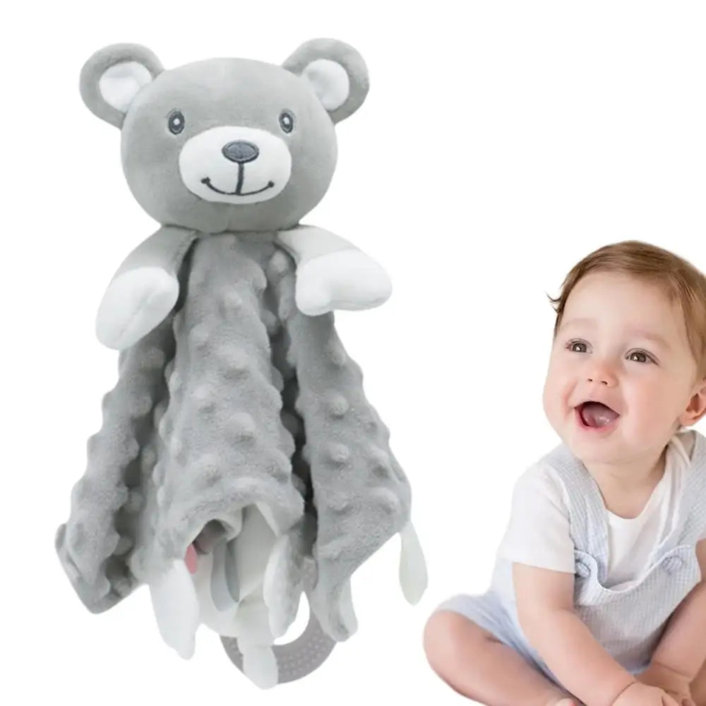 Security Soft Stuffed Animal Blanket Plush Kids Snuggle Toy Unisex