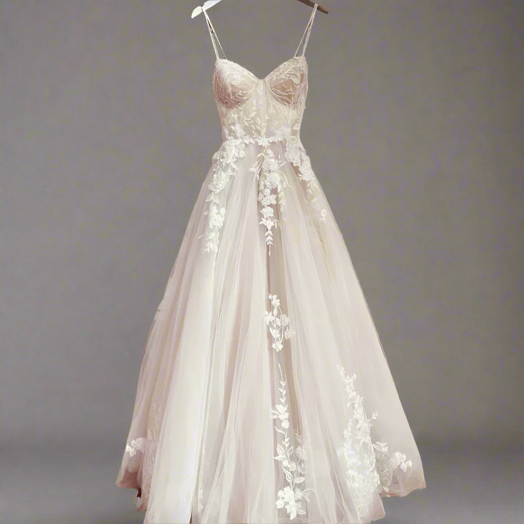 Sexy See-Through Wedding Dress - Exposed Boning Backless Gown | Femstylo