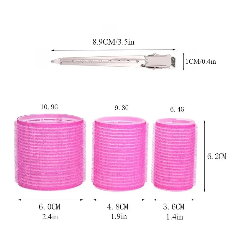 28pcs/18pcs /10pcs Set Hair Roller Sets Metal Clips Tools
