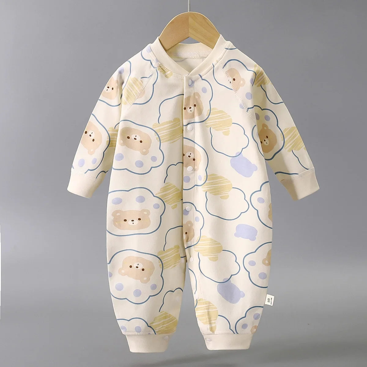 Newborn Baby Boy Girl Bodysuit Romper Comfortable Cotton Clothing for Autumn Spring
