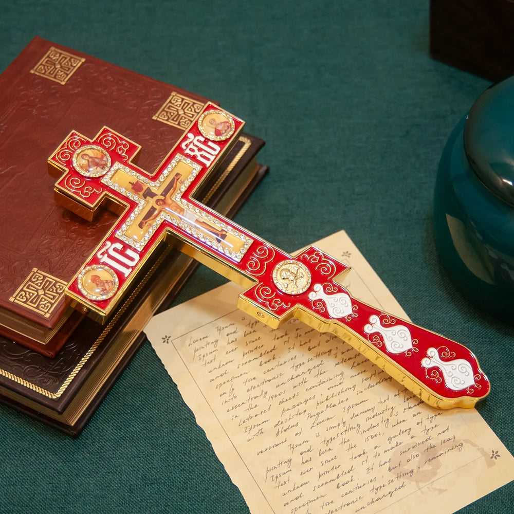 Gorgeous Blessing Cross for Church Decoration and Personal Use