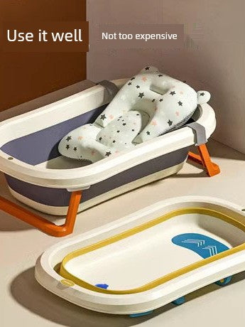 Baby Foldable Bathtub Bathtub Baby Lying Large Size Bath Bucket Kids Home Bath Newborn Children's Products