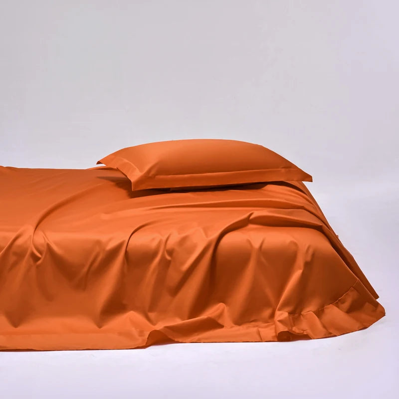 100% Egyptian Cotton Bed Sheet Set 1000TC Size Single, Double & Queen