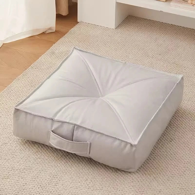 Pu Tuan cushion, tatami mat, bay window, balcony floor, thickened circular low stool, Japanese style seat cushion, sofa stool