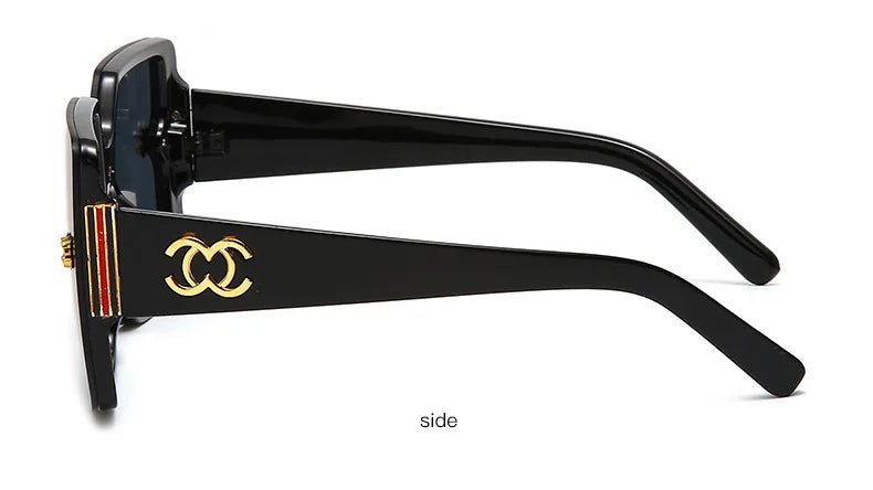 Luxury Glamour Sunglasses for Women and Men Designer Famous Brand Glasses Square Stylish Trend Eyewear UV400