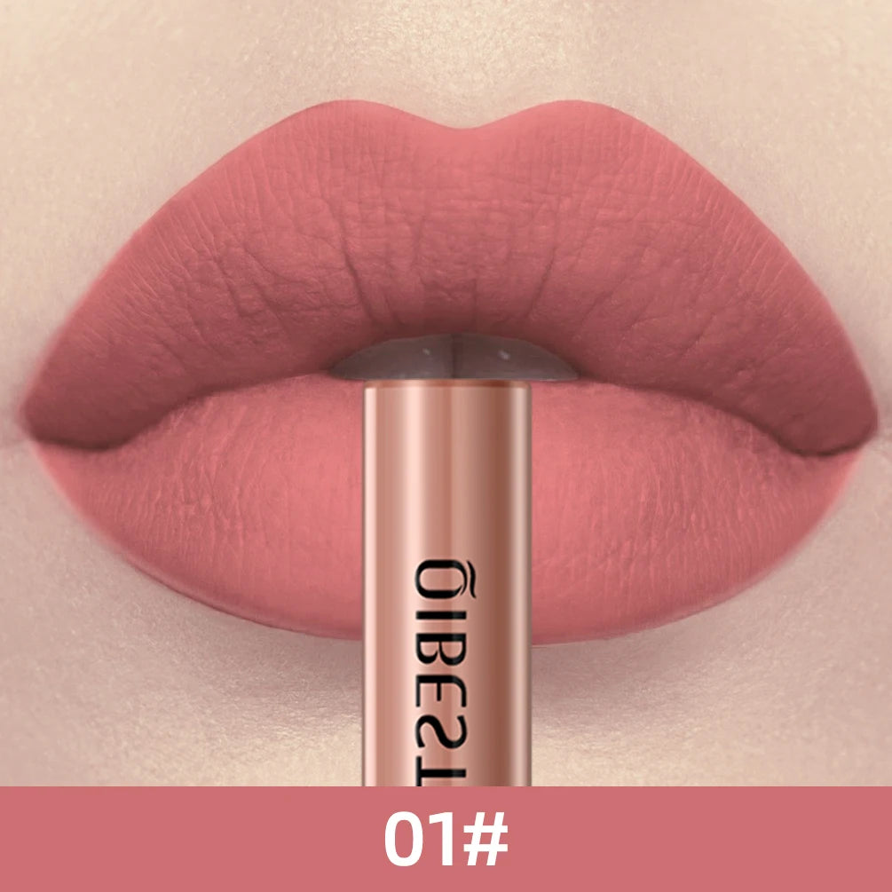 Matte Liquid Lipstick Waterproof Long Lasting Lip Gloss Velvet Mate Nude Red