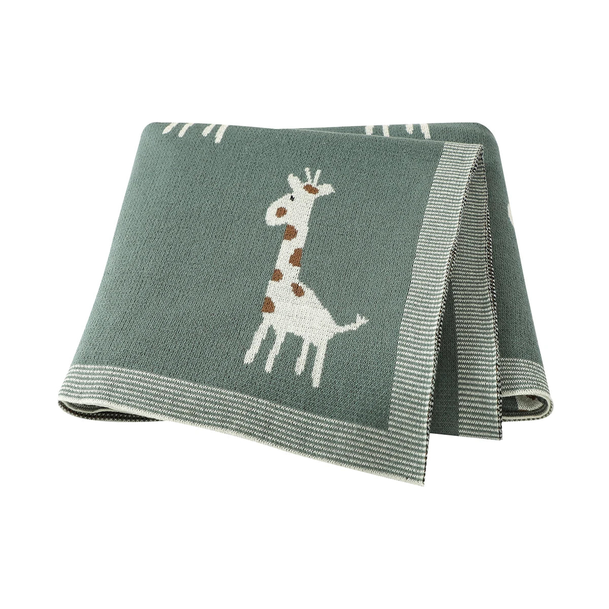 Cotton Knitted Baby Blanket Newborn Boys Girls Super Soft Stroller Basket Swaddle Wrap 100*80cm Infant Receiving Quilt
