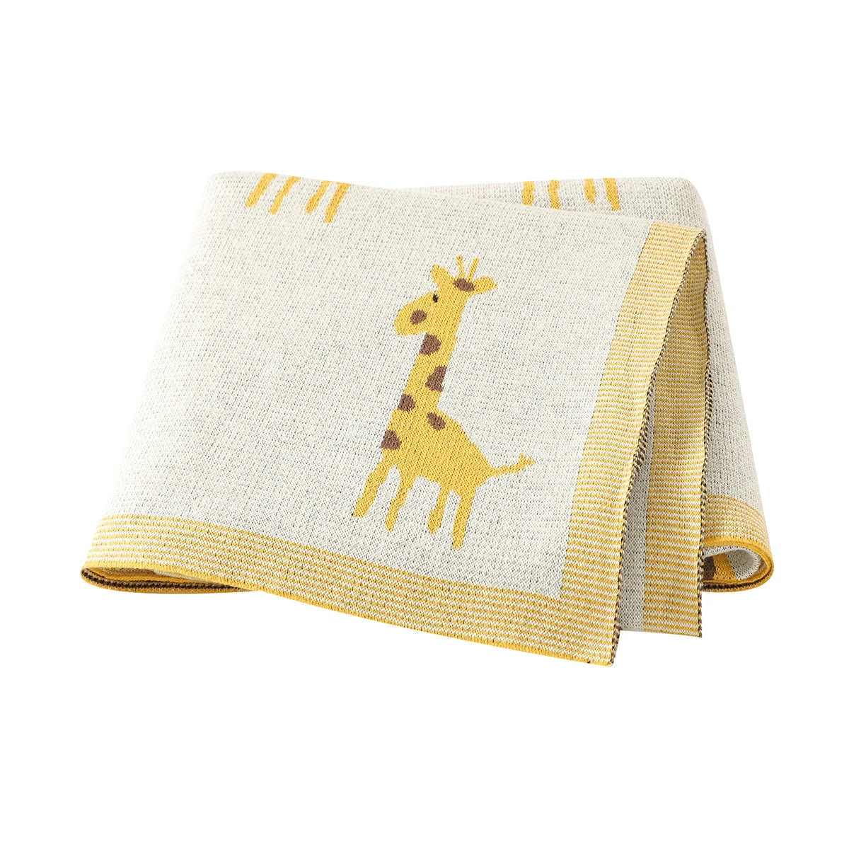 Cotton Knitted Baby Blanket Newborn Boys Girls Super Soft Stroller Basket Swaddle Wrap 100*80cm Infant Receiving Quilt