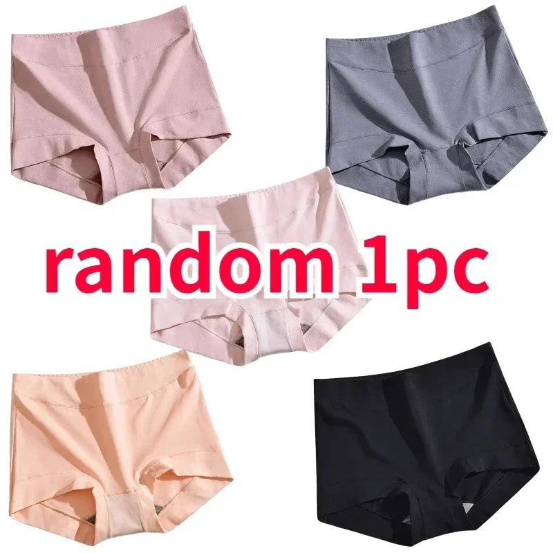 Seamless Shorts High-Rise Panties for Women