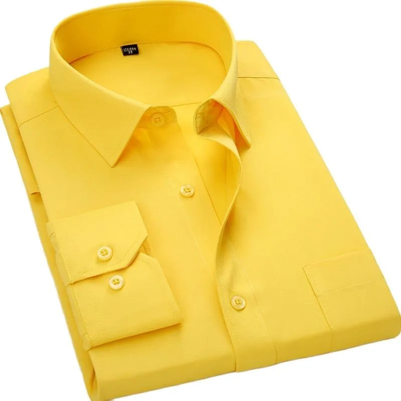 Men's Classic Long Sleeve Dress Shirt