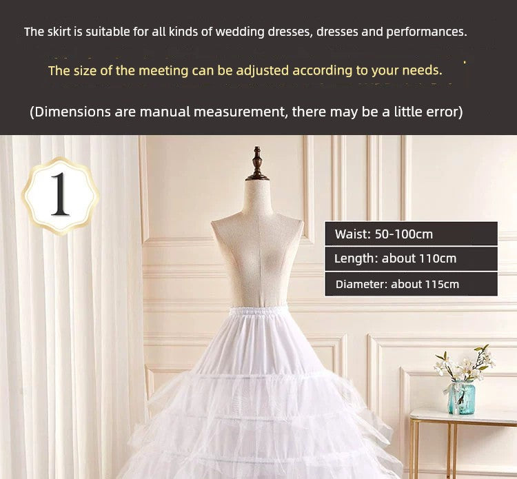 Mid Length Long Length Lolita Dress Inner Wear Wedding Dress Underskirt
