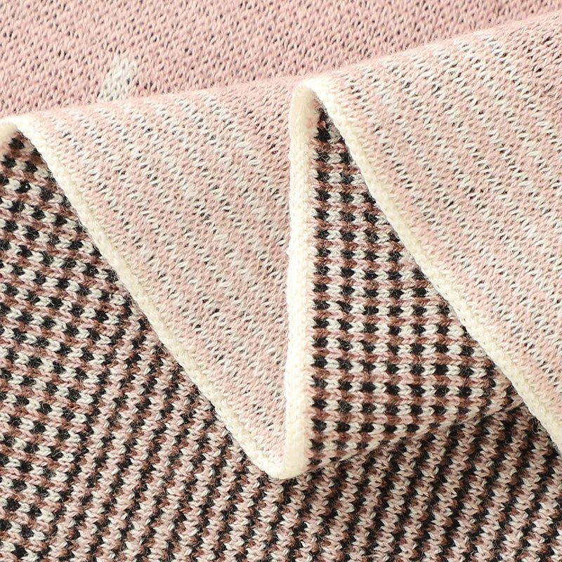 Cotton Knitted Baby Blanket Newborn Boys Girls Super Soft Stroller Basket Swaddle Wrap 100*80cm Infant Receiving Quilt