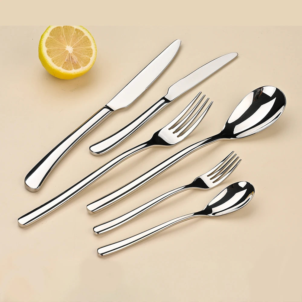 Stainless Steel Tableware Set 4/ 6pcs