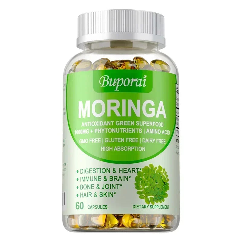 Moringa - Boost Immune System, Support Bone Health, Promotes Digestive Health, Helps Detox, Fat Burn