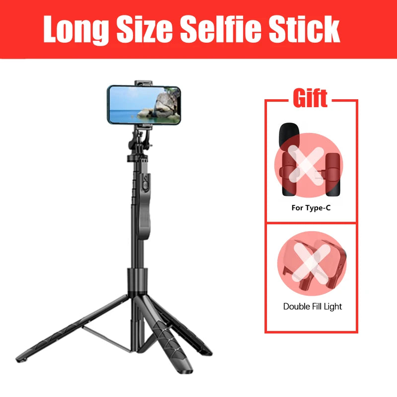 COOL DIER L16 1530mm Wireless Selfie Stick Tripod Stand Foldable Monopod With Bluetooth Shutter For Gopro Cameras Smartphones