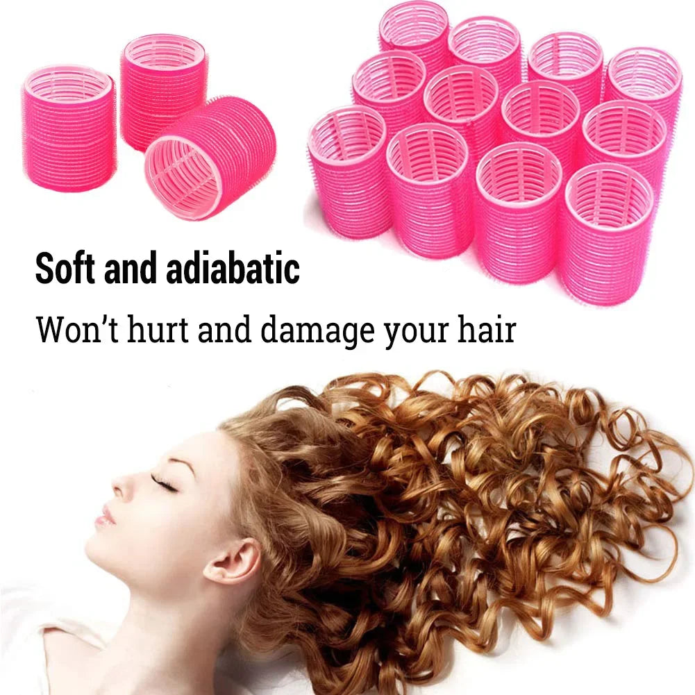 Magic Self Grip Hair Rollers 6Pcs