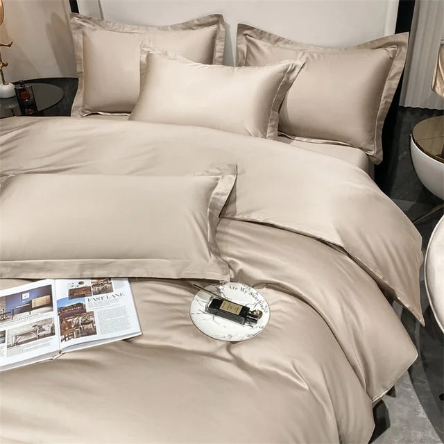 100% Egyptian Cotton 3pcs Luxury Duvet Bedding Set