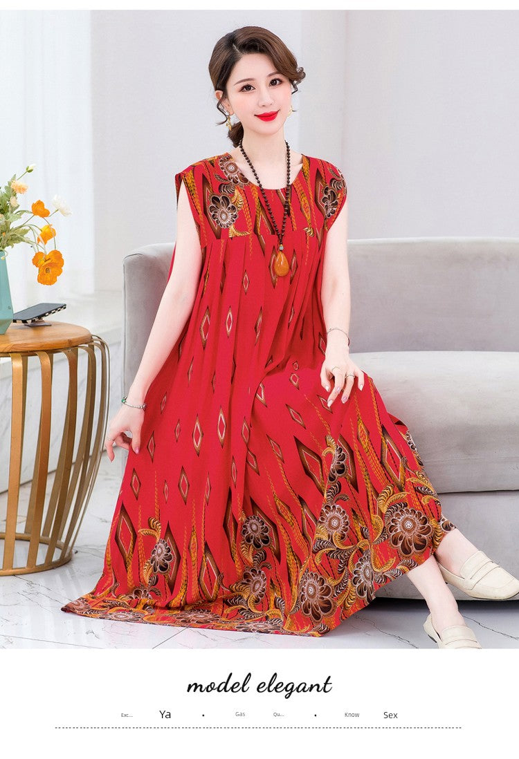 Summer Pure Cotton Stylish Extra Large Size 110.00kg Dress or Sleepwear