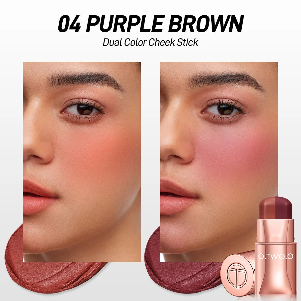 Makeup Multi-Stick 3-in-1 Lipstick Eye Cheek Smooth Light Longwear Cream
