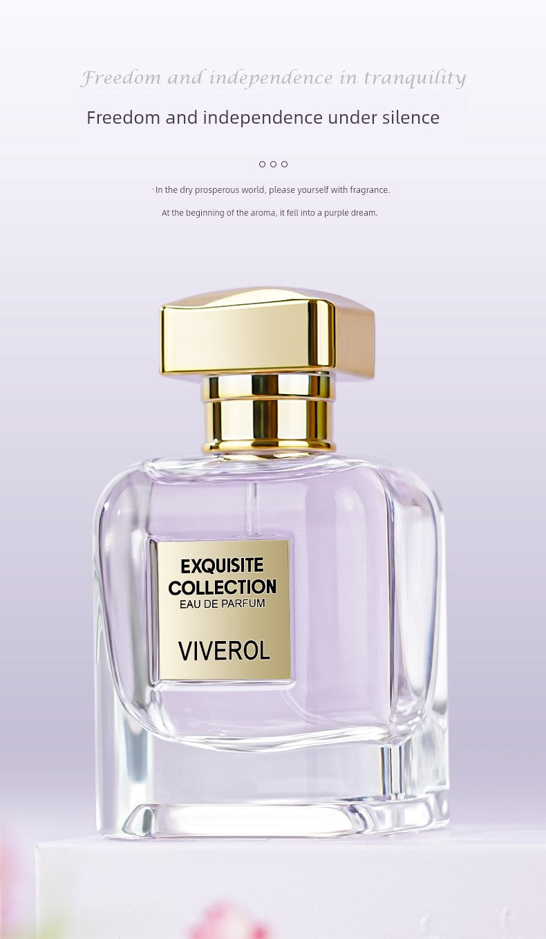 Viverol Women Long-Lasting Light Perfume Fresh Elegance Wisteria Flower Fragrance Gift Box