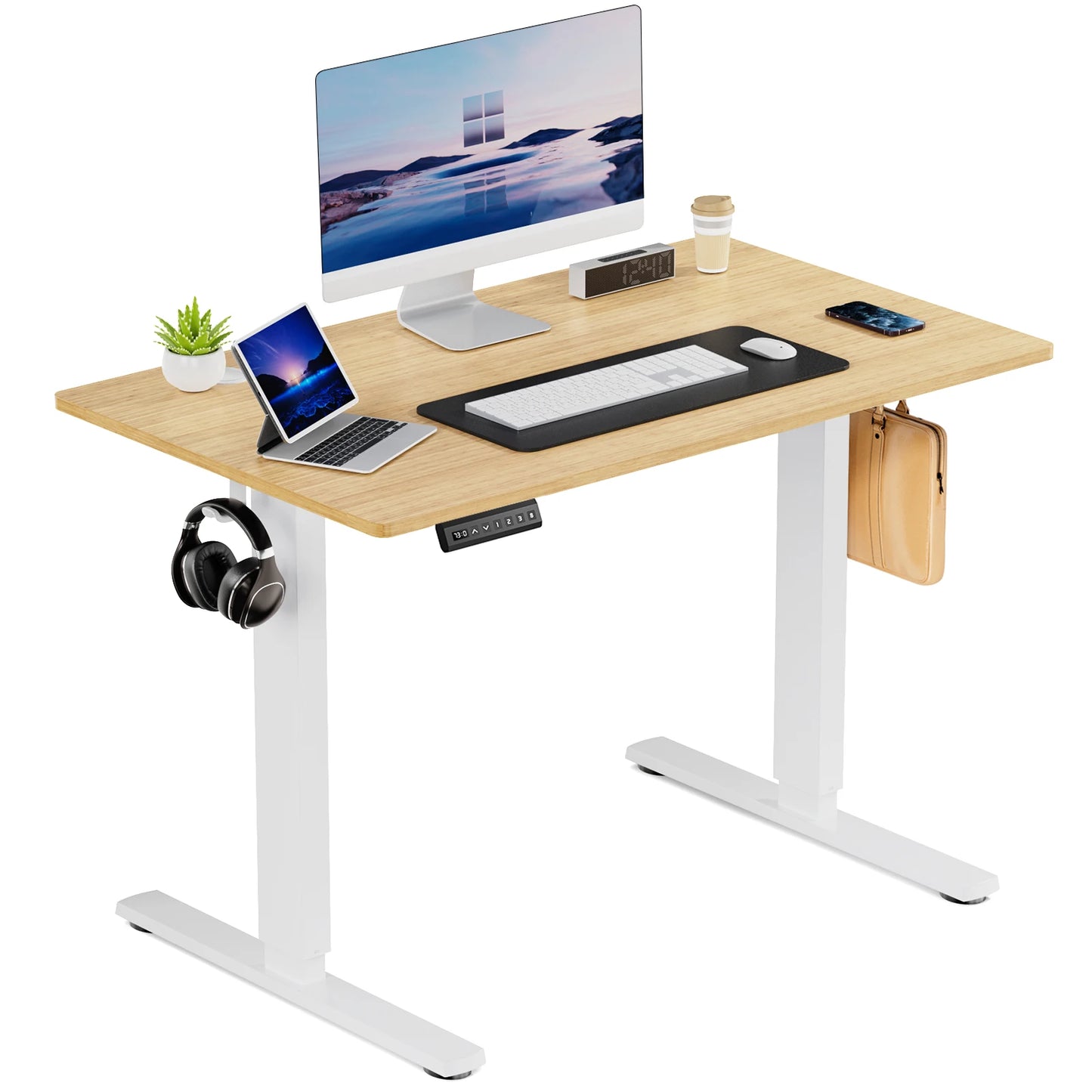 Electric Standing Desk Height Adjustable 40x24 Inch