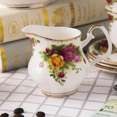 English Bone China Coffee cup Afternoon Tea cup Old Town Rose European Coffee Cup Plate Wedding Birthday Gift