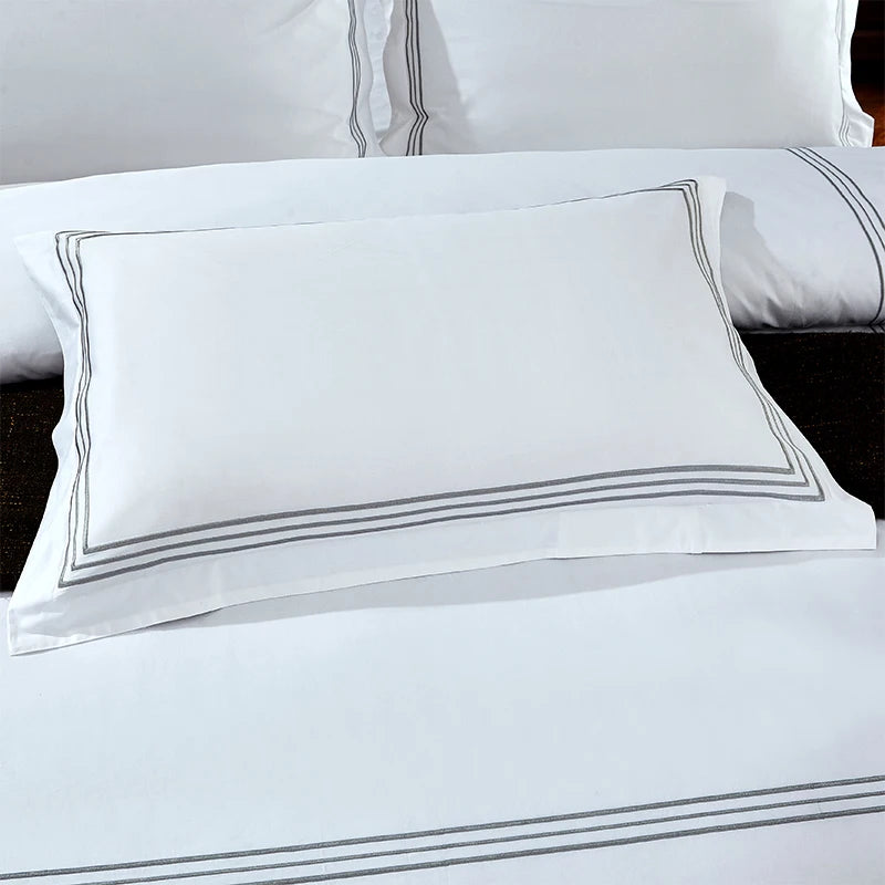 1pc Luxury 100% Egyptian Cotton Embroidery 5 stars Hotel Pillowcases