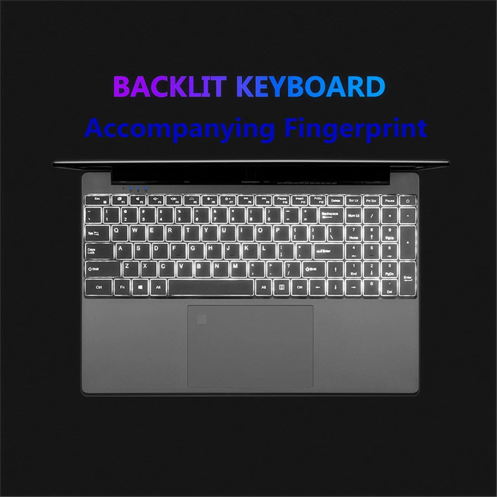 Notebook 15.6 inch Laptop Windows 11 10 Pro 1920*1080 Portable Intel Laptop D4 16G RAM 128GB/256GB/512GB/1TB SSD HDMI Port