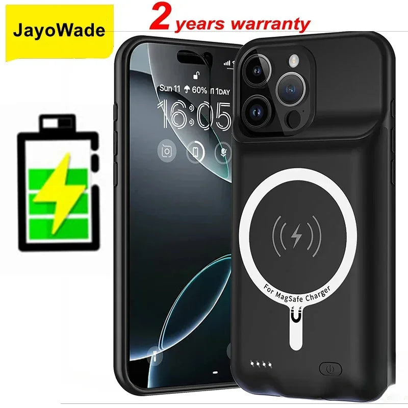 10000mah Magnetic Wireless Charger Power Bank for IPhone 16 Pro Max 12 13 14 Plus 15 Pro Max for Magsafe Power Case PowerBank