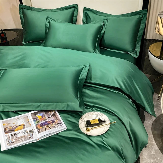 100% Egyptian Cotton 3pcs Luxury Duvet Bedding Set