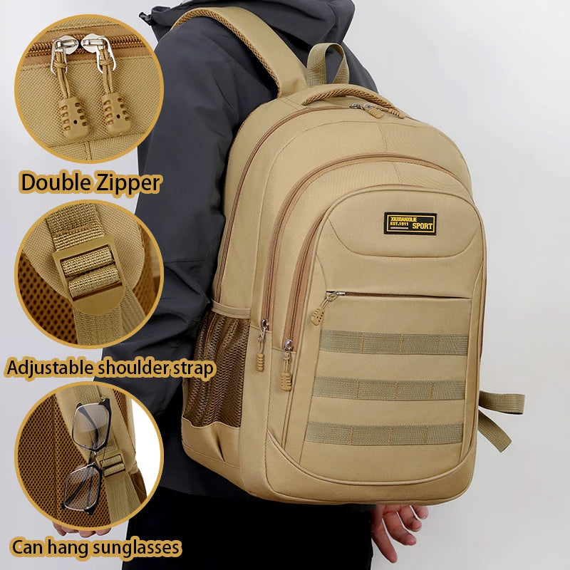 Unisex universal backpack, large capacity multi-purpose laptop backpack, durable travel backpack with safety compartment
