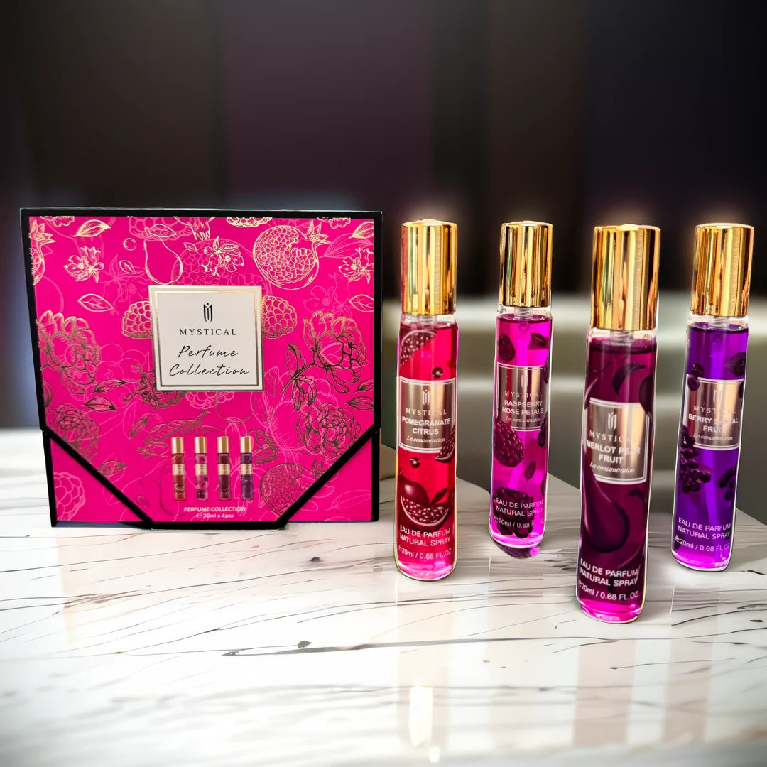 MYSTICAL Women's perfume gift box, fruity fragrance fresh