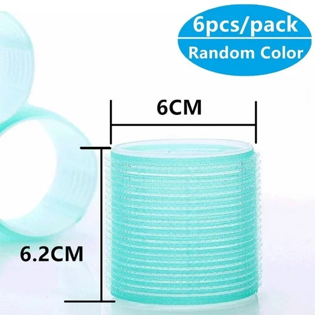 Magic Self Grip Hair Rollers 6Pcs