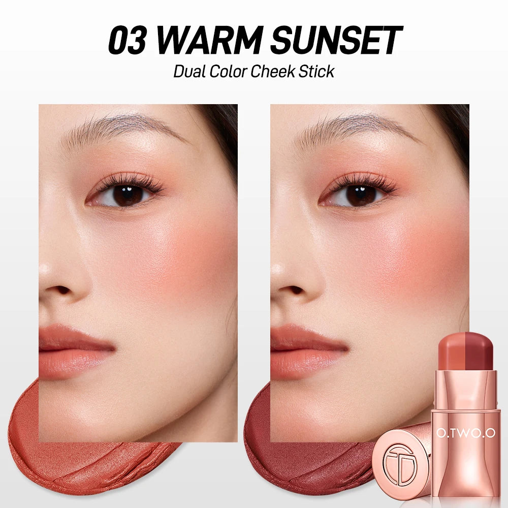 Makeup Multi-Stick 3-in-1 Lipstick Eye Cheek Smooth Light Longwear Cream