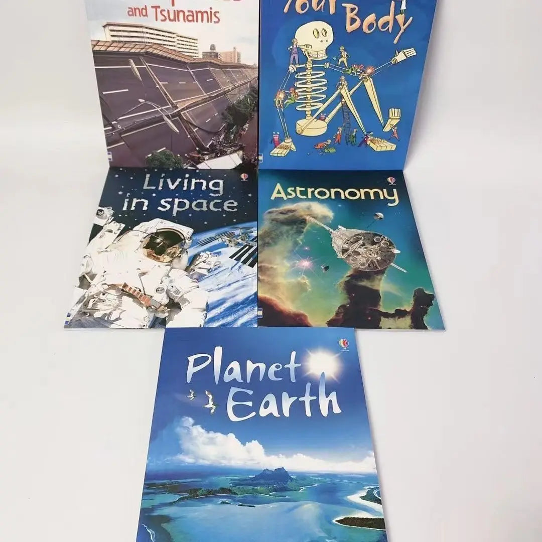 10 Books/Set Paperback Usborne Beginners Interesting Science Children Books
